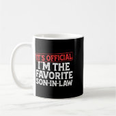 Mug It's I'm The Favorite Son-in-law Funny Dad Father (Gauche)