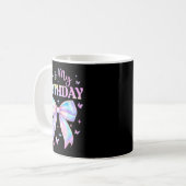 Mug It's My Birthday Tie Dye Coquette Bow Butterfly Bi (Devant gauche)