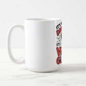 Mug It's Not Drool It's Victory Glitter Funny Dog (Gauche)