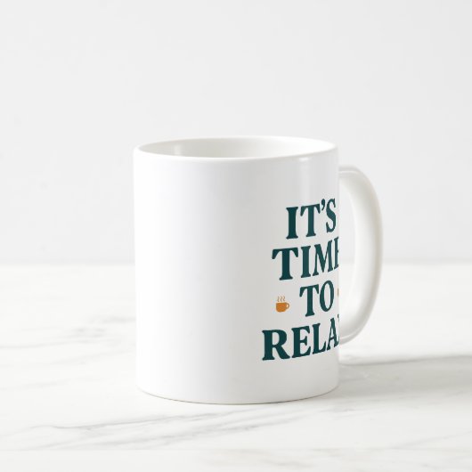 Mug It's Time to Relax  (Devant droit)