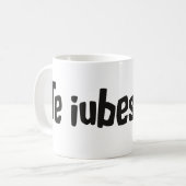 Mug Iubesc de Te - je t'aime dans le Roumain (Devant gauche)