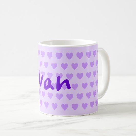 Mug Ivan en violet (Devant droit)
