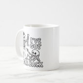 Mug I've got your back funny skeleton (Devant gauche)