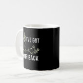 Mug I've Got Your Back Halloween Skeleton Skull (Devant gauche)