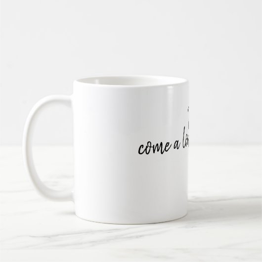 Mug IVF venu de loin, bébé (Gauche)
