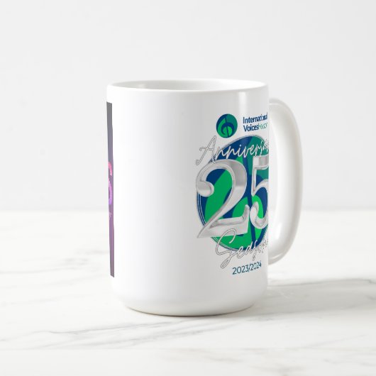 Mug IVH ENCORES/Mug du 25e anniversaire (Devant droit)