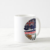 Mug Ivory Coast Ivorian Australian Australian Tree (Devant droit)