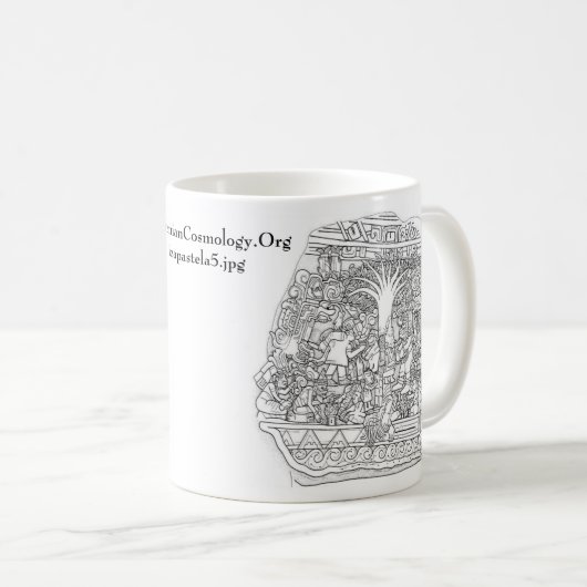 Mug Izapa Stela 5 (Devant droit)
