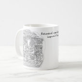 Mug Izapa Stela 5 (Devant gauche)