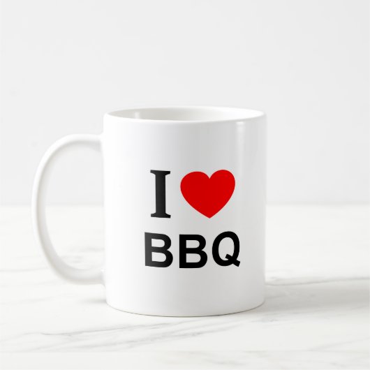 MUG J'❤️ BBQ J'AIME BBQ J'AIME BBQ (Gauche)