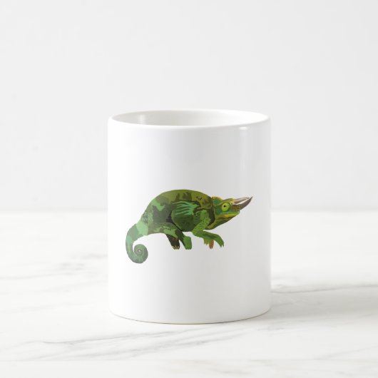 Mug J est pour Jacksons Chameleon (Centre)