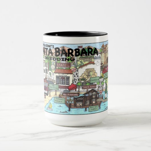 Mug J + G Gouttes de café (Centre)