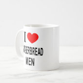 MUG J'❤️ GINGERPREAD HOMMES J'AIME GINGERPREAD HOMMES  (Devant gauche)