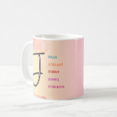 Mug "J" initial (11oz) (Devant gauche)