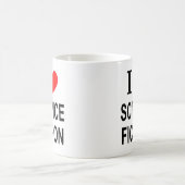 MUG J'❤️ LA SCIENCE-FICTION J'AIME LA SCIENCE-FICTION (Centre)