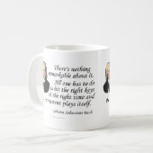 Mug J.S. Bach sur le jeu (Devant gauche)