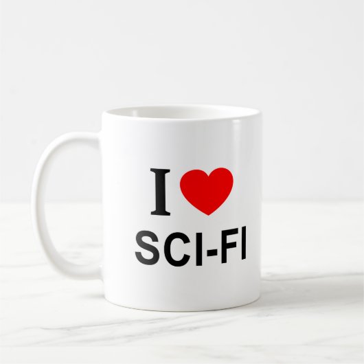 MUG J' ❤️ SCI - FI J'AIME SCI - FI J'AIME SCI - FI (Gauche)