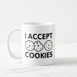 Mug J'accepte les cookies