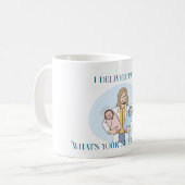Mug J'accouche des jumeaux (Devant gauche)