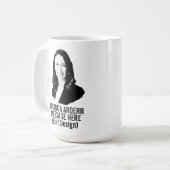 MUG JACINDA ARDERN PERSONNALISÉ (Devant gauche)