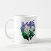 Mug Jacinthe blanche et violette (Gauche)