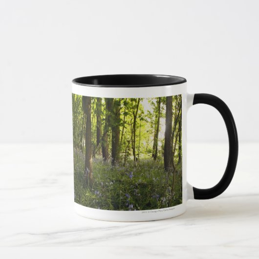 Mug Jacinthes des bois dans une forêt (Droite)