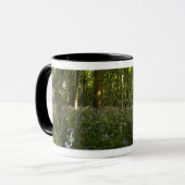 Mug Jacinthes des bois dans une forêt (Devant gauche)