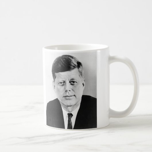 Mug Jack noir et blanc JFK John F. Kennedy (Droite)