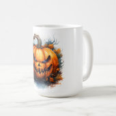 Mug Jack-O-Lantern éffrayant (Devant droit)