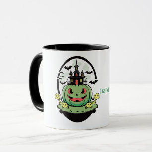 Mug Jack-o'-lantern et la demeure hantée
