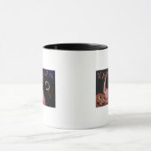 Mug Jack-O-Lantern par Woman Peeling Apple (Centre)