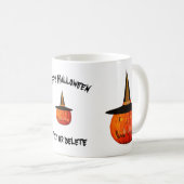 Mug Jack-o'-lantern Witch Casquette Halloween personna (Devant droit)