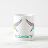 Mug Jack odactyl Colorée Ptéodactyl Dinosaure Nom (Centre)