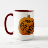 Mug Jack O'Lantern Vampire Face Halloween Citrouille (Gauche)