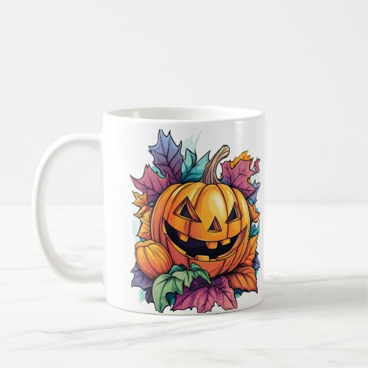 Mug Jack-o'lanterne d'automne (Gauche)