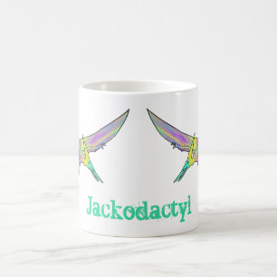 Mug Jack ptérodactyle dinosaure coloré nom de Ptérodac
