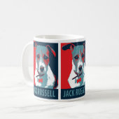 Mug Jack Russel Terrier Parodie de l'espoir politique (Devant gauche)