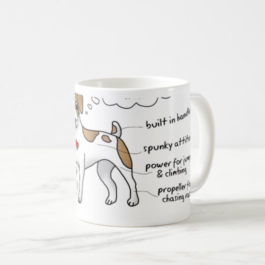 Mug Jack Russell (Devant droit)