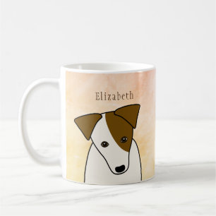 Mug Jack Russell Terrier chien avec inclinaison de têt