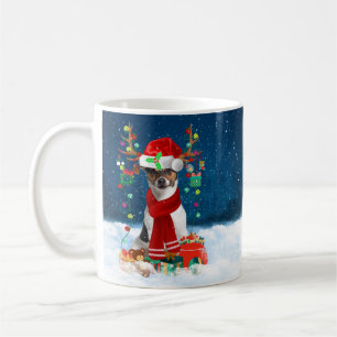 Mug Jack Russell Terrier Chien dans neige Cadeaux de N