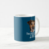 Mug Jack Russell Terrier Le coude est un mensonge (Devant droit)