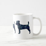 Mug Jack Russell Terrier Noir Aquarelle Silhouette<br><div class="desc">Cette silhouette peut également représenter : Jack Russell Terrier, Parson Russell Terrier, Border Terrier, Danish Terrier, Swedish Terrier, Danish Swedish Farmdog, Feist, Mountain Feist, Kemmer Feist, Treeing Feist, Denmark Feist, Laika, Old Danish Fox Terrier, The Rat Dog, Alopecis, Shorty Jacks, Kromi, Lander, Kemander, mer, American Feist, Mountain Terrier, Patterdale, Black...</div>