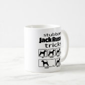 Mug Jack Russell Terrier Tricks têtu (Devant droit)