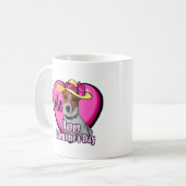 Mug Jack Russell Terrier Valentines (Devant gauche)