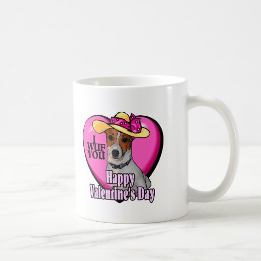Mug Jack Russell Terrier Valentines (Droite)
