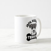 Mug Jack Russell Terror Funny Parsons Terrier Chien (Devant droit)