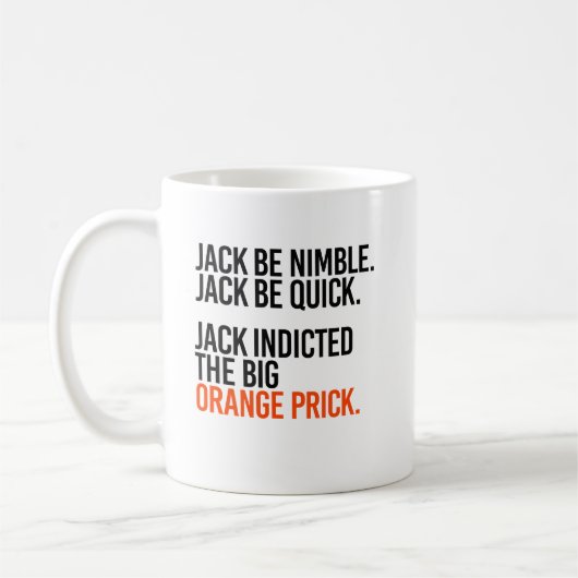 Mug Jack Smith : Jack être agile (Gauche)