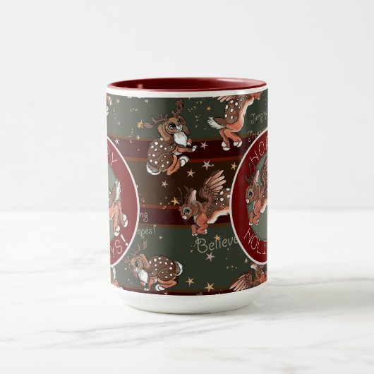 Mug Jackalope Hoppy Holidays (Centre)