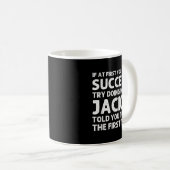 Mug JACKIE Nom Personnalisé Anniversaire Funny Christm (Devant droit)