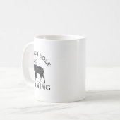 Mug Jackson Hole Wyoming Elk Nature Hiking Outdoors  (Devant gauche)
